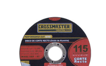 DISCO DE CORTE CROSSMASTER RECTO OXIDO DE ALUMINIO